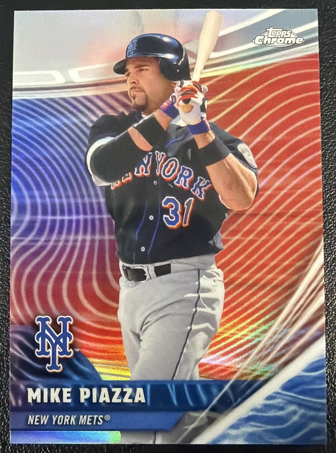 2026 Topps Chrome Mike Piazza #RVA-2 Rivals Away Mets