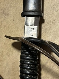 Antique US WW1 Ames Model 1906 Cavalry Sword with Scabbard