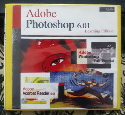 Vintage Photoshop Version 6.01 Learning Edition CD Software Windows PC