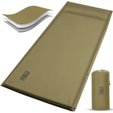 Self Inflating Sleeping Pad for Camping, Insulated Inflatable Camping Mattres...
