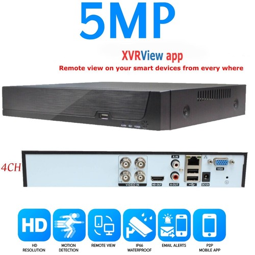 CCTV DVR Recorder 4 8 16 Channel 5MP 1080P HDMI VGA for Home Security System Kit - Picture 13 of 17