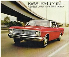 FORD FALCON SALOON , COUPE & STATION WAGON ORIGINAL 1968 FACTORY SALES BROCHURE