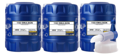 60 L MANNOL EMULSION KÜHLSCHMIERMITTEL WASSERMISCHBARES EDELSTAHL ALU EISEN +Hah