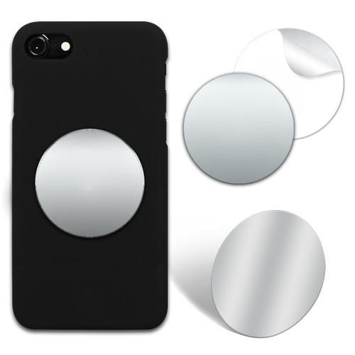 Petit cercle miroir de téléphone selfie gratuit B2G1 2" pour iPhone 12/Mini/Pro/Max/SE - Photo 4 sur 12