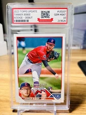 2023 Topps Update Tanner Bibee Rookie GMG Graded 10 Gem Mint 💎 RC Debut