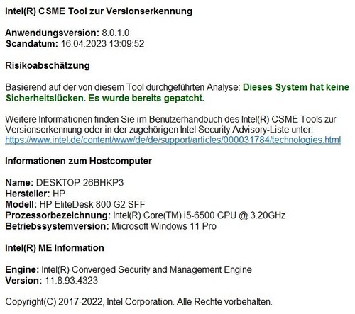 PC: HP EliteDesk 800 G2 SFF (Core i5-6500, 8GB RAM, 256GB SSD, USB 3.0, COM/LPT) - Bild 3 von 3