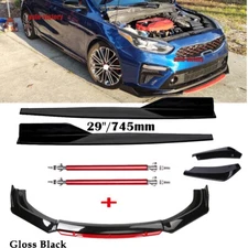Front Bumper Lip Spoiler Splitter Rear Lip Side Skirt For Kia Stinger GT-Line