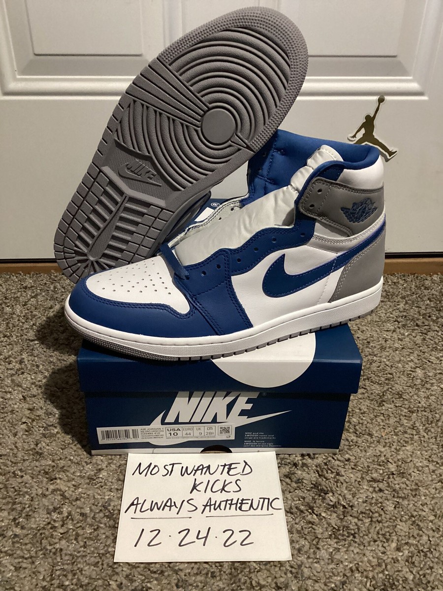 DS 2023 Nike Air Jordan 1 High OG True Blue Men's Sz 10!!! | eBay