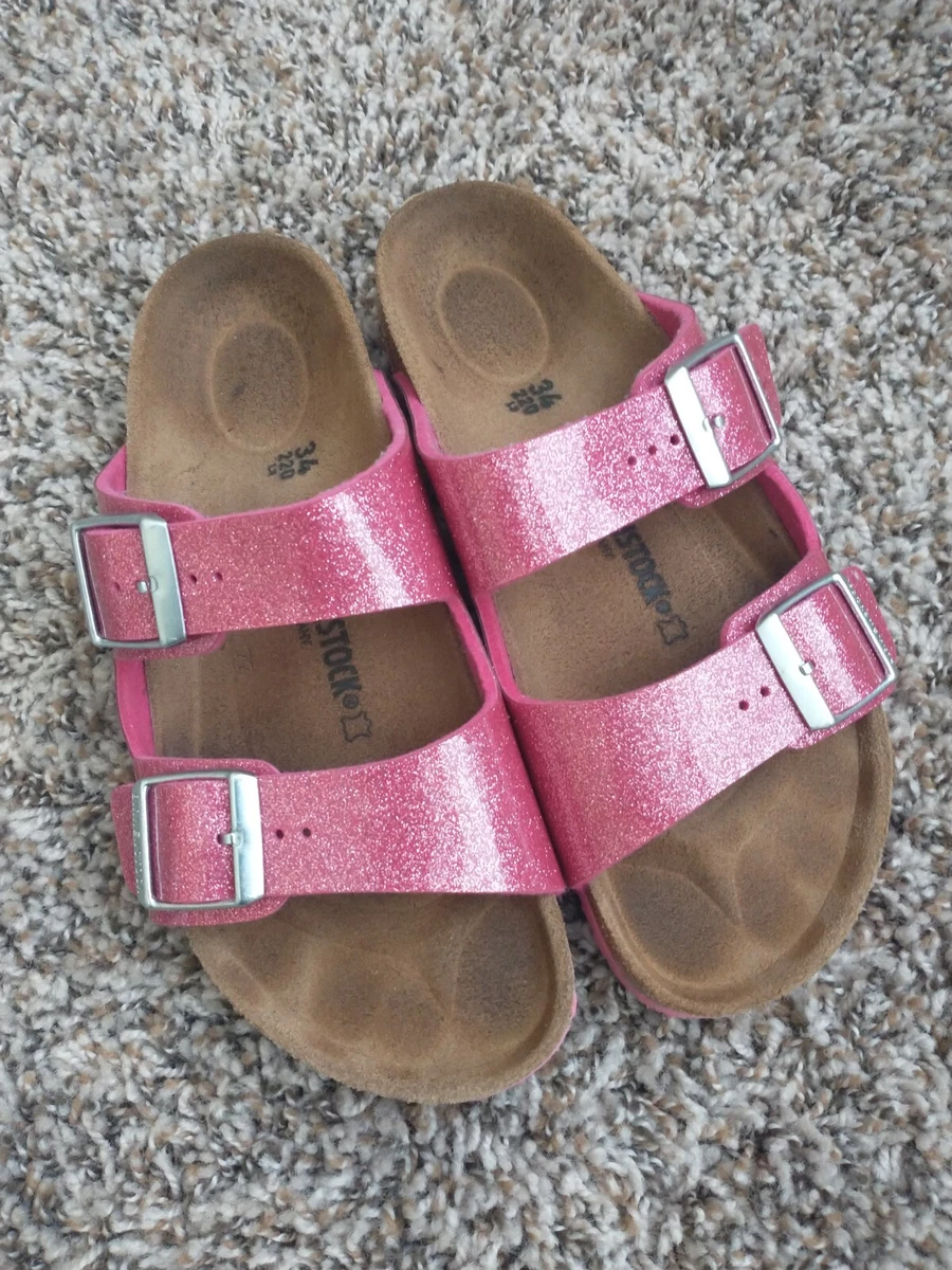 Birkenstock Arizona Kids EU 34 US 3 Rose Pink Double Strap Sandals |