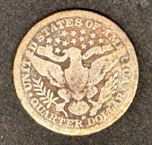 Quartiere barbiere argento 1916 D non pulito buono - Foto 2 di 2