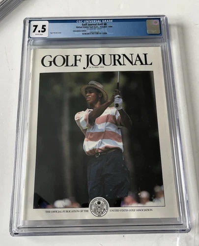 Tiger Woods CGC 7.5 Golf Journal, October 1994 Tiger Woods (Sub)