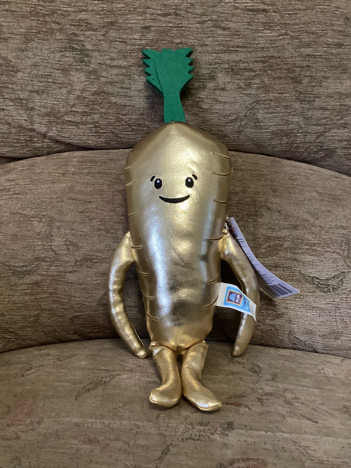 Kevin The Carrot Golden Carrot Limited Edition Aldi 2023 Brand New With