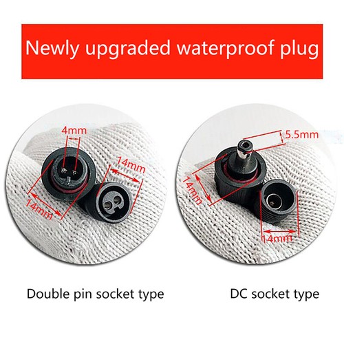3/5/10M Wear Resistant Portable Solar Spotlights Waterproof Cord Extension Ca Sp - Afbeelding 7 van 17