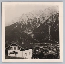 Mittenwald 1963 - Residential Building City View - Vintage Photo 1960s
