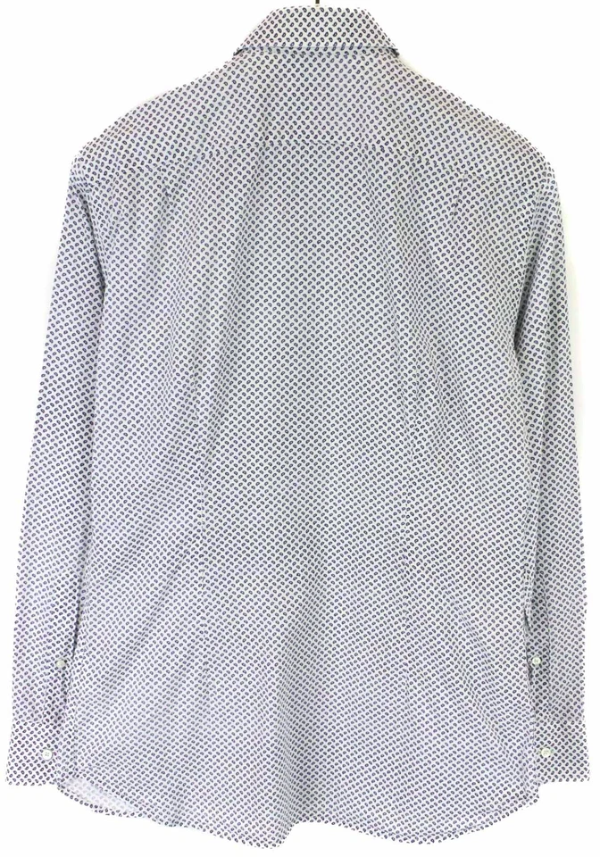 J. Lindeberg Daniele CA 60'S Print Slim Fit Shirt Men 39/15 1/2 Neckline - Image 2 of 4