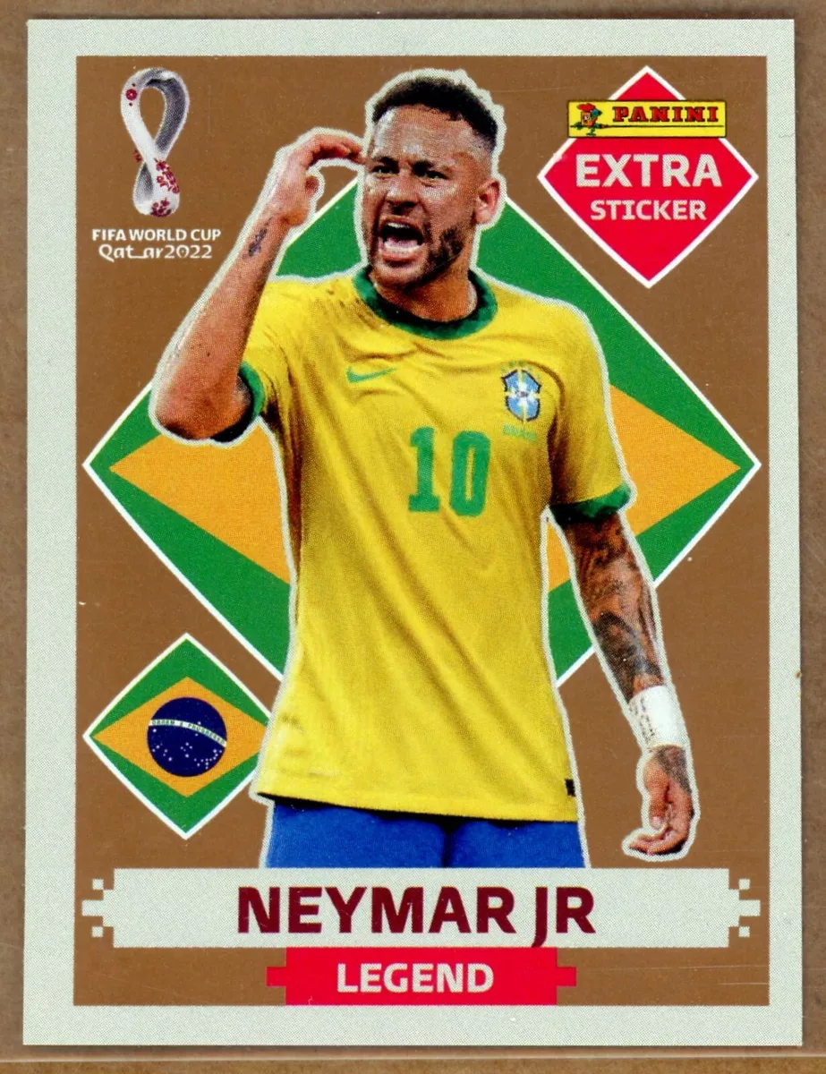 Neymar 2022 World Cup Qatar Extra Edition Base, Bronze & Blue Parallel (3)  Read