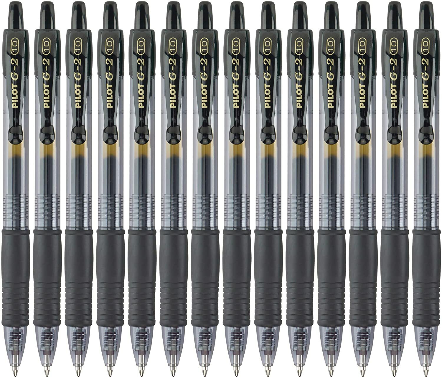 G2 Premium Refillable & Retractable Rolling Ball Gel Pens, Bold Point, Black Ink