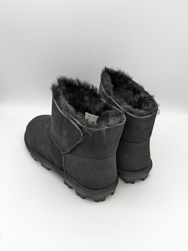 Kirkland Shearling Boot Signature Youth Girls Size 4, Short , Black Slip-on NWT - Picture 10 of 13