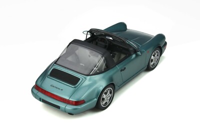 PORSCHE 911 964 CARRERA 4 TARGA TURQUOISE MET 1:18 MODEL CAR GT
