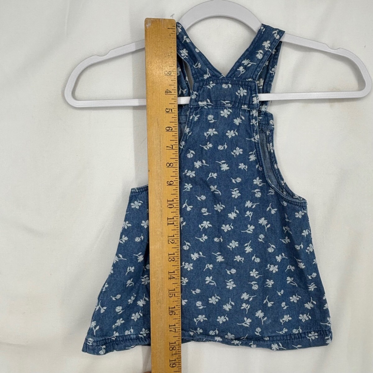 isaac mizrahi denim dress Isaac Mizrahi Denim Style Dress Geometric Embroidered 4T