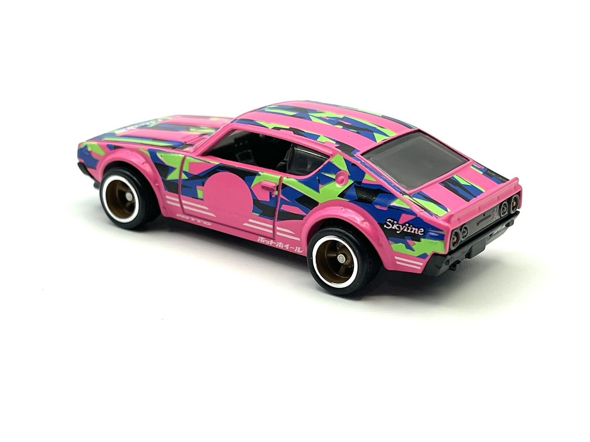 Hot Wheels Neon Speeders Nissan Skyline 2000GT-R pink CUSTOM WHEEL