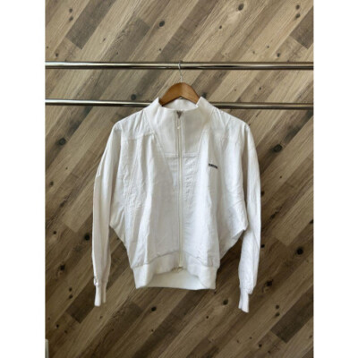 YAMAHA Dolman Zip-up Jacket White Size L [Used VG] limited From 