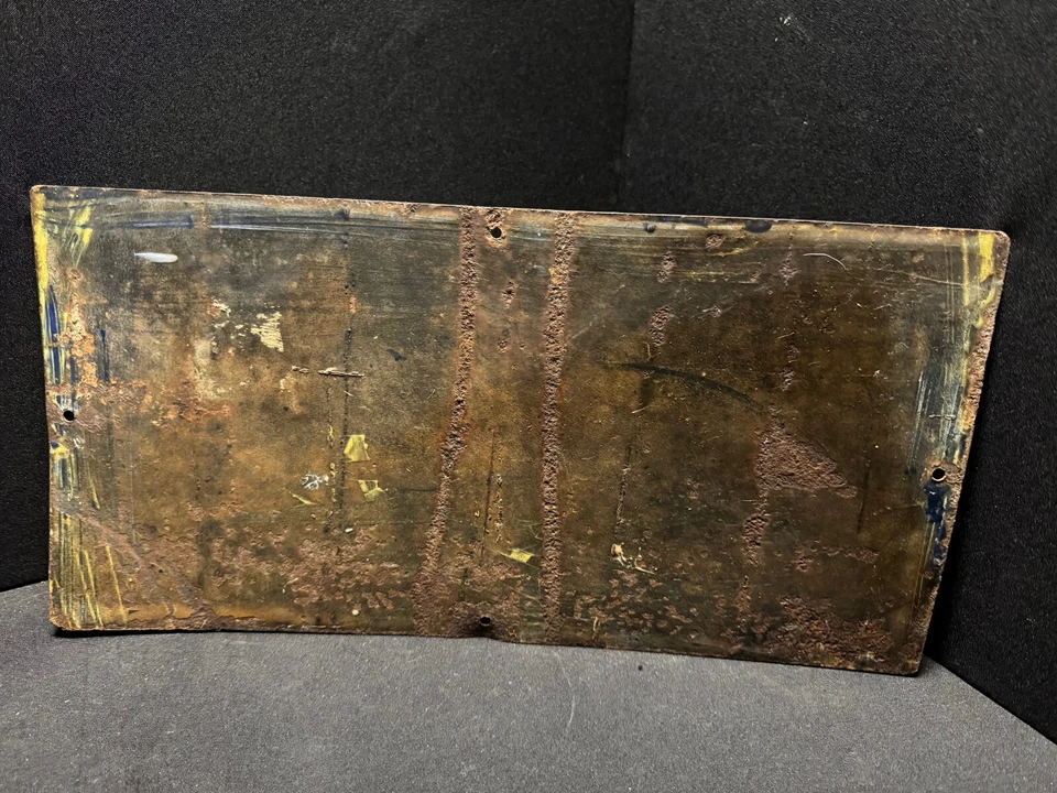 Kathreiners Malzkaffee - flaches Emailschild - 50 x 25 cm - D um 1910 - Bild 2 von 2