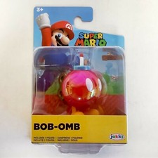 NEW Jakks Pacific 38628 World of Nintendo 2.5" Mario RED BOB-OMB Mini-Figure