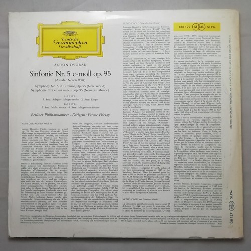 DG LP 138 127 TULIP: Dvořák - From the New World / Ferenc Fricsay / BPO - Picture 3 of 4