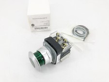 New Allen-Bradley 800T-FXQ24GA1 Ser. T Green Push-Pull Device 30mm 24VAC/DC
