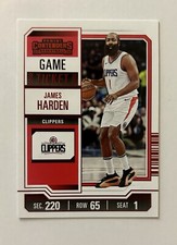 James Harden 2023-2024 Panini Contenders Game Ticket Red Foil #82