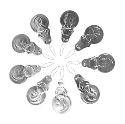 10 x Silber Metall Nadeleinfädler Schlaufenstich Einlage Hand Nähhilfe Hilfe