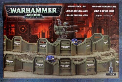 Warhammer 40K Terrain Classic Aegis Defence Line Wall of Martyrs BRANDNEU OOP - Bild 1 von 4