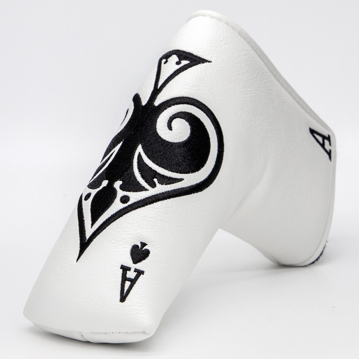 Magnetic Golf Putter White Cover Blade Putter Headcover Golf Club Head Cover