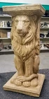 22" Winged Lion Saint Mark Column Pedestal