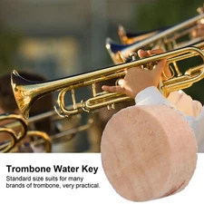 10Pcs Trombone Water Key Spit Valve Cork Pad Instrument Accessory Replacement