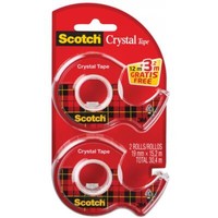 Scotch Handabroller Crystal, Transparent, Vorteilspack