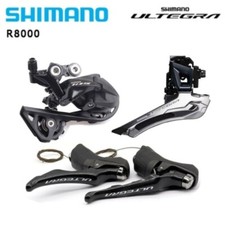 Set Leve Freno Deragliatore Anteriore Posteriore Shimano Ultegra R8000 11 Velocità Gruppo Strada
