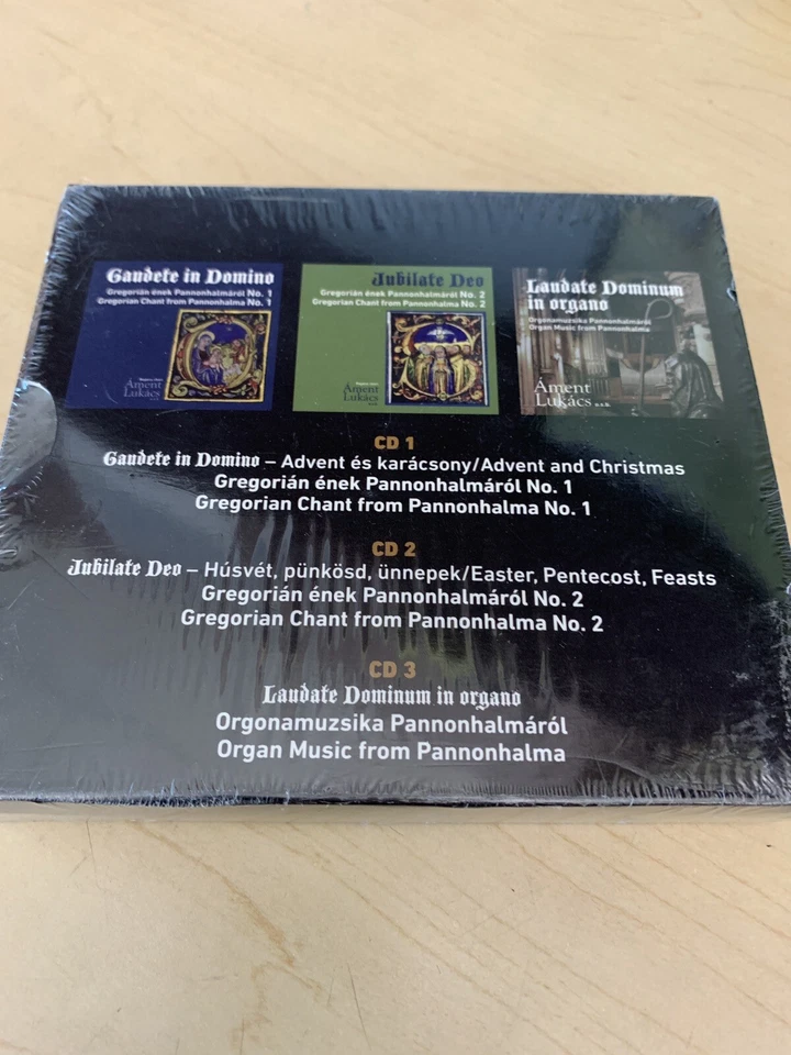 Gregorian Chant and Organ Music from Pannonhalma (SEALED 3 CD SET) - Image 2 of 2