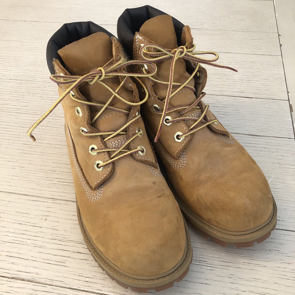 Timberland Boots Unisex 24cm Tan Suede Laceup | eBay