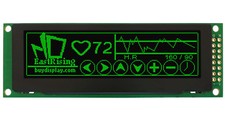 Green Serial SPI 3.2" OLED Module Display 256x64 w/Breakout Board for Arduino