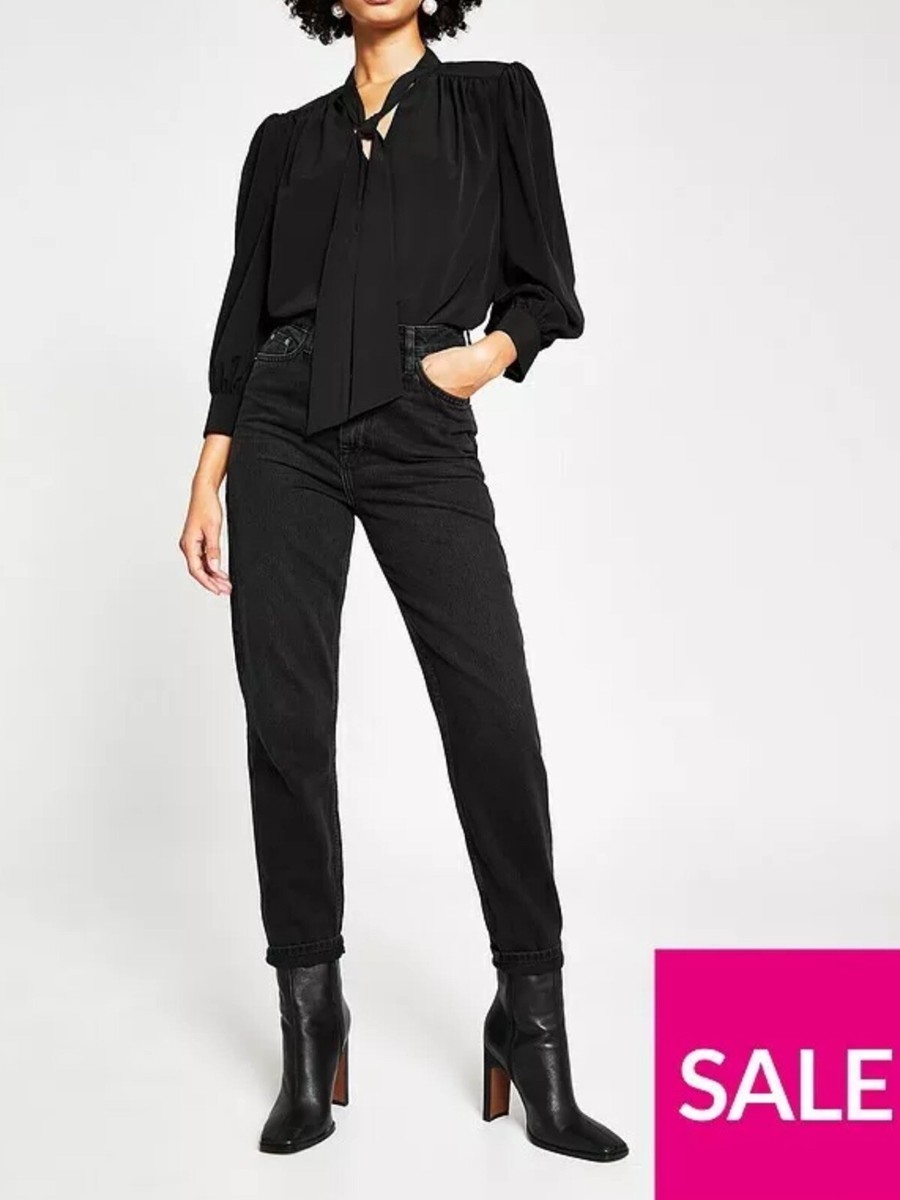 satin blouse river island
