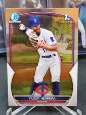 2023 Bowman Chrome Prospect #BCP-86 Yilber Herrera - Minnesota Twins