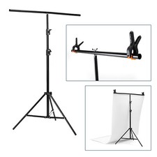 Backdrop Support | T Stand & Crossbar Background Kit | Photography T-Bar Vinyl