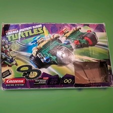Carrera Teenage Mutant Ninja Turtles Slot Car Set 1:43 Leonardo & Raphael Trikes