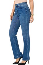 DG2 by Diane Gilman Angled Pocket Trouser Jean Midtone
