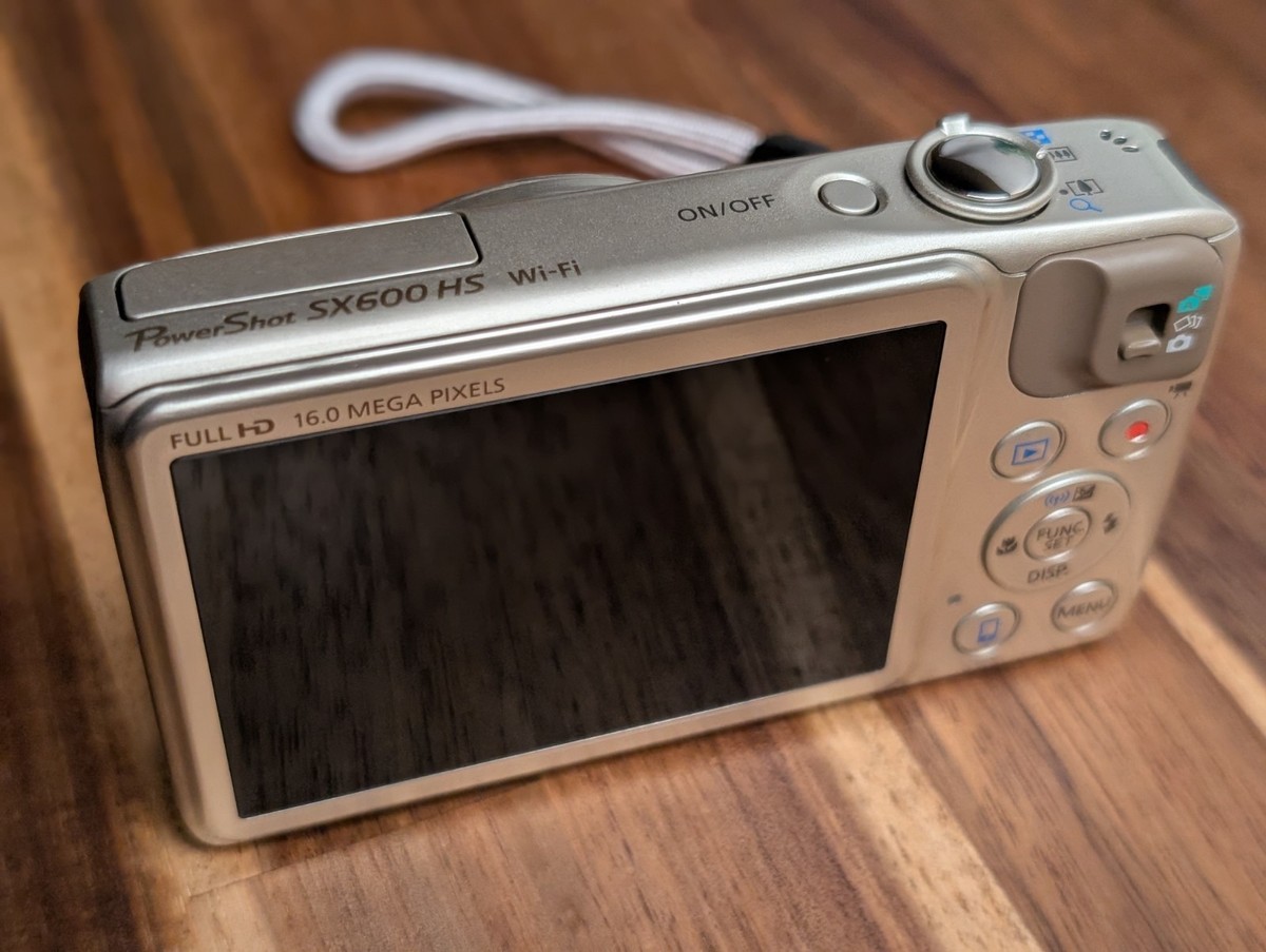 Canon PowerShot SX600 HS 16.0MP Digital Camera - White for sale