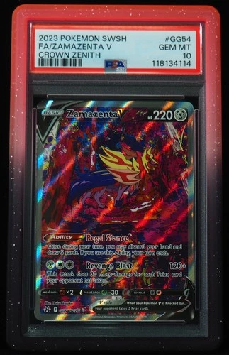 Zamazanta V GG54 PSA 10 Gem Mint Crown Zenith Pokemon Card