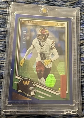 Panini 2025 Score Mike Sainristil #294 Cubic /185 Washington Commanders