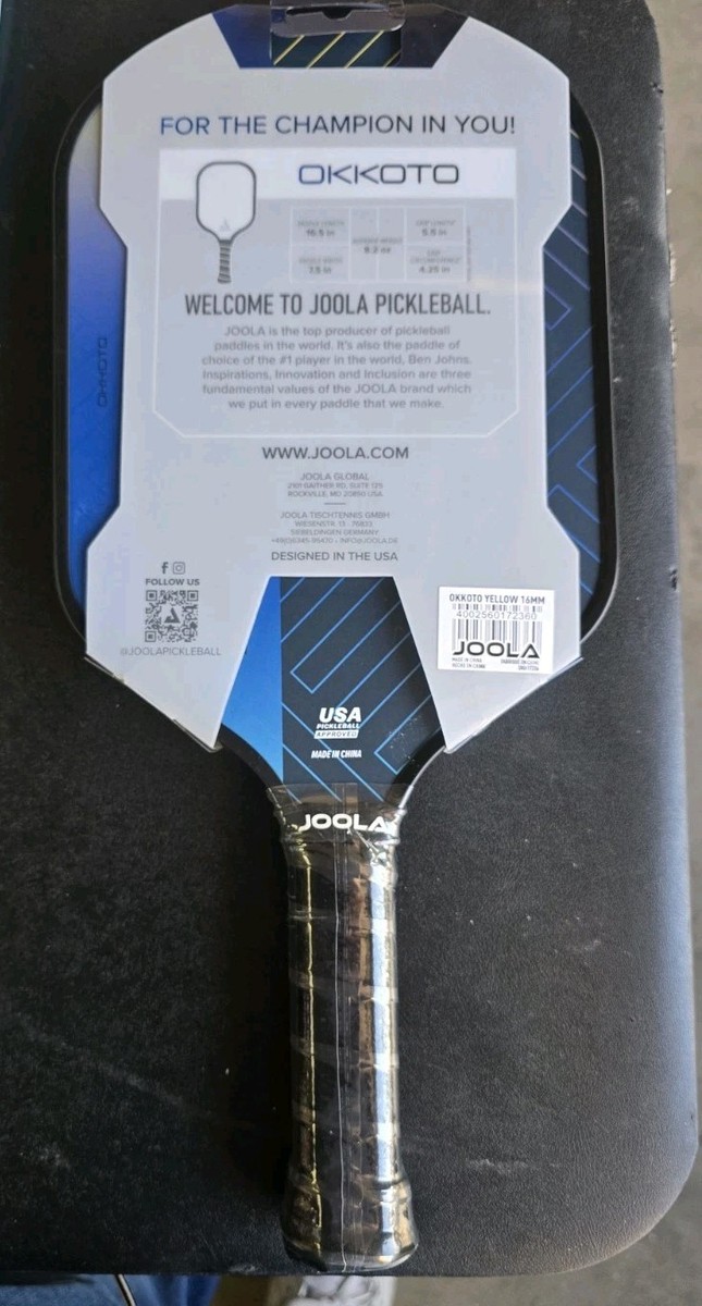 Joola 16.5'' Okkoto Traditional Pickleball Paddle - Green | eBay